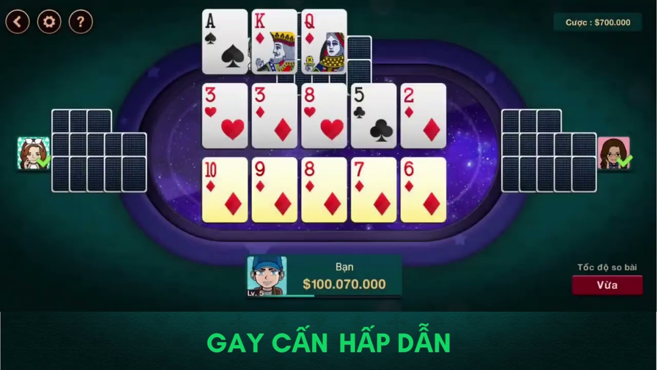 Các phiên bản game mậu binh offline phổ biến
