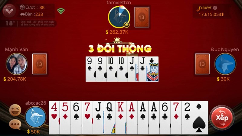 Luật chơi và quy tắc cơ bản trong tiến lên miền nam
